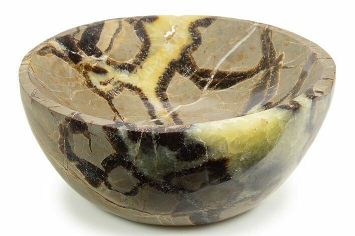 Eye-Eatching, Polished Septarian Bowl - Madagascar #342686